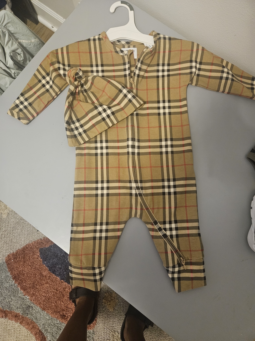Burberry One-Piece with Hat